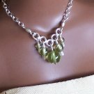 Graduated peridot and sterling - Fashion Doll Jewelry