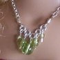 Graduated peridot and sterling - Fashion Doll Jewelry
