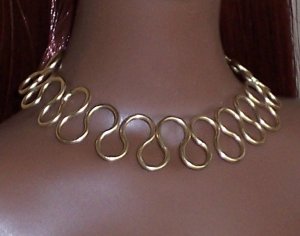 Curled Gold Wire set - Fashion Doll Jewelry