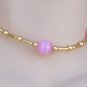 Cat's eye "Tin Cup" style set- Gold and pink