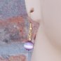 Cat's eye "Tin Cup" style set - Gold and purple