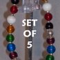 Colors of Faith bracelets - set of 5