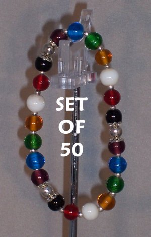 Colors of Faith bracelets - set of 50