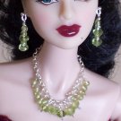 Peridot Drops - Fashion Doll Jewelry