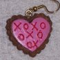 Pink Hugs n' Kisses earrings