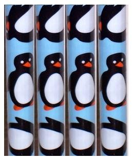 Penguin design - Topped Pens