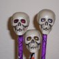 Spooky Pens - set of 5 Skulls