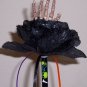 Spooky Pens - 3 Skeleton Hand Black Rose pens