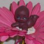 Baby Girl on pink flower pens - AA 4