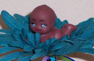 Baby Boy on blue flower pens - AA 4