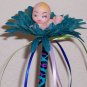 Baby Boy on blue flower pens - W 4