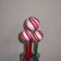 Peppermint Twist Globe Pens - set of 3