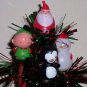 Christmas springy Characters - set of 4 Pens