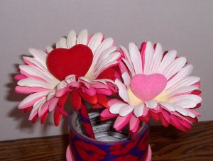 Valentine pens - Hearts and Petals