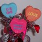 Valentine springy pens -6 Candy hearts style