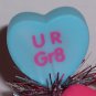 Valentine springy pens -6 Candy hearts style