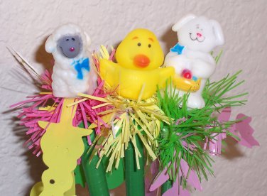 Easter character springy pens- set of 3