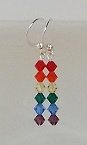 Swarovski Rainbow Stack Earrings