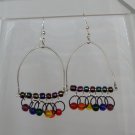 Rainbow Trapeze Earrings