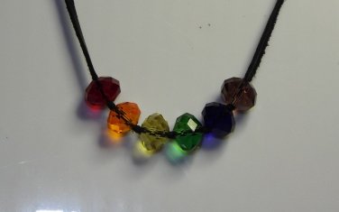 Big Crystal Beaded necklace