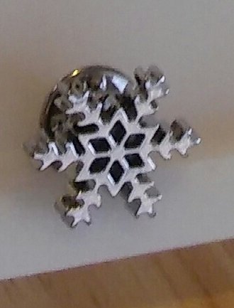 Snowflake Lapel Pin - Small