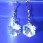 Crystal snowflake earrings