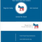 Democratic Thank You Cards (Texas)