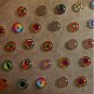 12mm Glass magnets- Dozen assorted