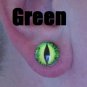 Evil Eye post style earrings
