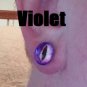 Evil Eye post style earrings