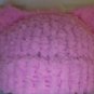Knit Pussy Hat- Pink Fuzzy Yarn