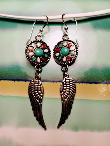 Southwestern Angel Earrings