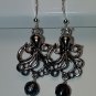 Octopus and Pearl Earrings