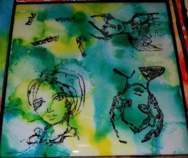 Mod Girls Ceramic Coaster - set of 4