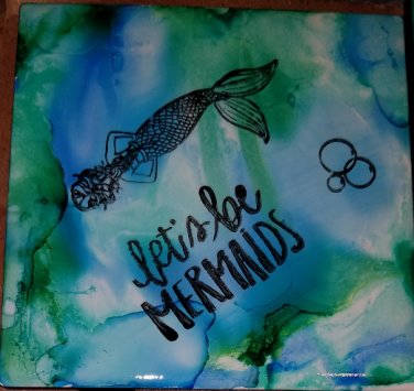 Let's be Mermaids - Set of 4 coasters