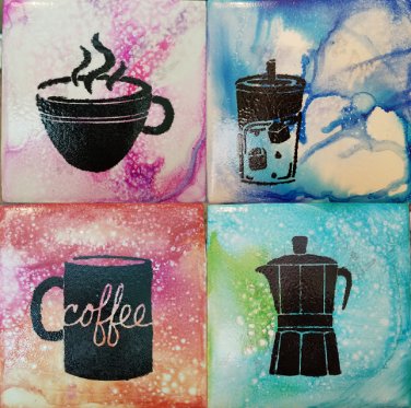 Coffee Coasters - set of 4