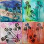 Agapanthus Coasters- Set of 4