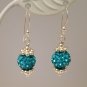 Sparkle Ball Earrings - Burch Blue