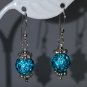 Sparkle Ball Earrings - Burch Blue