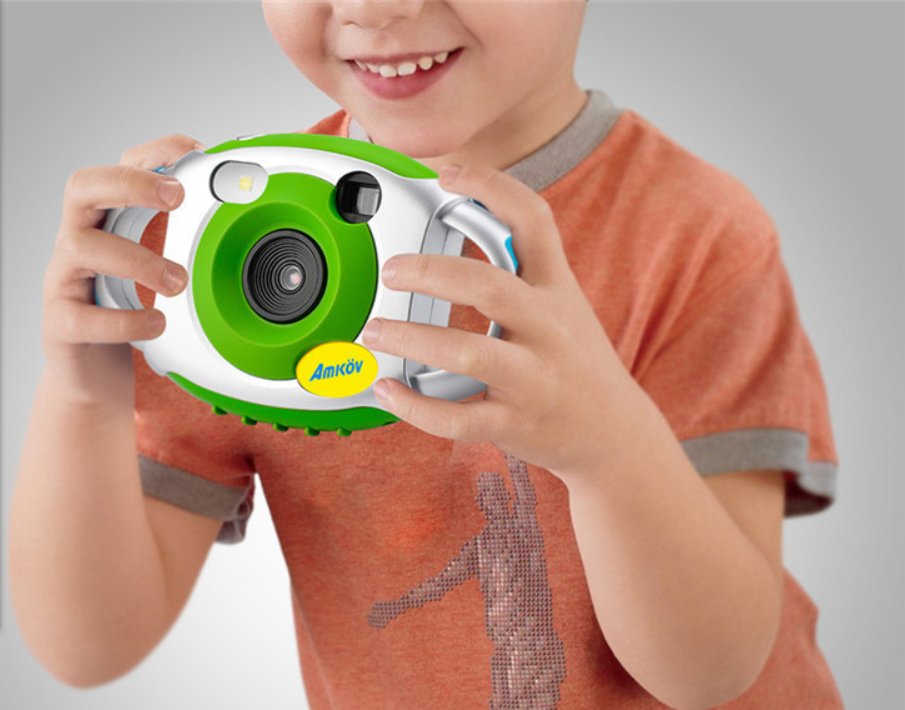 Camera Portable Cute Kid Creative Neck Children Camera Photography Support Video