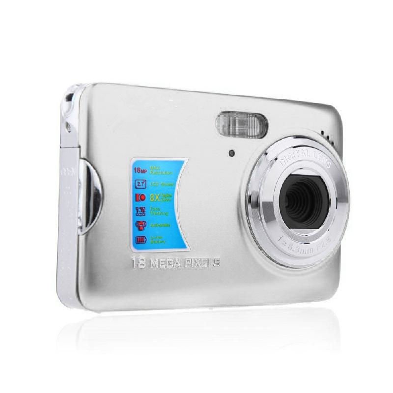 2.7" Digital Camera TFT LCD Monitor 8X Digital Zoom Take Photo HD Video
