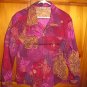 Units Embellished Light Jacket - Womens Size XL - Pink/Purple