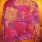 Units Embellished Light Jacket - Womens Size XL - Pink/Purple