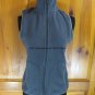Old Navy Fleece Zipper Vest - Womens Size S - Dark Gray