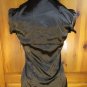 PAPAYA Short Sleeve Button Down Shirt - Womens Size: Medium - Brown