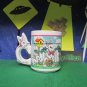 Easter/Spring Bunny Coffee Mug Rabbits With Eggs In Baskets