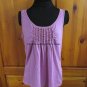 Ann Taylor Loft Petites Ruffle Front Sleeveless Shirt - Size: LP