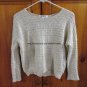 SAY WHAT? NEW YORK 3/4 Sleeve Knitted Sweater - Womens Size Small