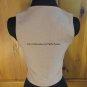 70's Vintage - RT "Just Call Me RT" Vest - Size 5 - Tannish Beige