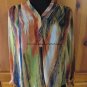NWT Simply Vera Wang Semi Sheer Long Sleeve Shirt - Womens Size: Petite Small